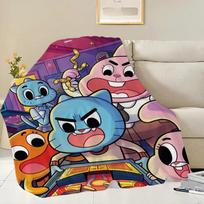 Nuostabus pasaulis G-Gumball Antklodė Odai draugiškas komfortas šilta minkšta pliušinė antklodė tinka sofai svetainei biurui miegamajam 75cm*90cm gray
