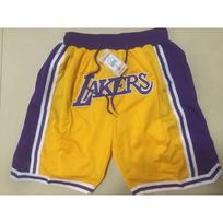 Premium Embroidered Basketball Shorts NBA Teams Lakers 76ers Magic Kings Bulls XXL