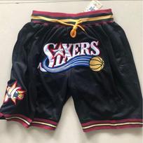 Premium Embroidered Basketball Shorts NBA Teams Lakers 76ers Magic Kings Bulls XXL