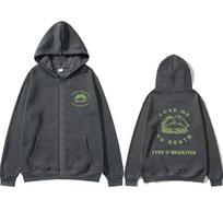 Rock Band Type O Negative 1996 Love Me To Death Zipper Hoodie Men Women Vintage Metal Gothic Zip Up Jacket Male Oversize Hoodies L