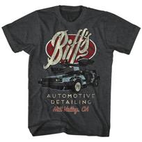 Back to the Future Biff's Black Heather Adult T-Shirt 140 black