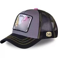 Dragon Ball Baseball Cap Goku Uub Mesh Hat Cartoon Men and Women Fashion Hip-Hop Wide Brim 27 gray