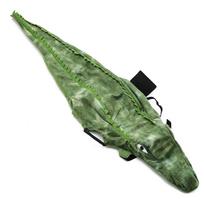 Realistic Halloween Pet Crocodile Costume Soft Skin-Friendly Elastic Strap Plush Dog Crocodile Suit Anti-Slip Novelty M