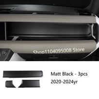 For Land Rover Defender 90 110 130 2020-2024 Carbon Fiber Dashboard Wordmark Panel Car Interior Decoration Strip mewf0 gray