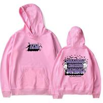 XPLR Sam and Colby Hell Week Fighting Demons HW Halloween Merch Hoodies Unisex Hooded Sweatshirt Casual Clothing M rožinė
