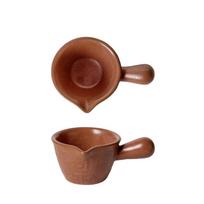 Vintage Dipping Sauce Bowl With Handle Sauce Pitcher Snack Plate Seasoning Dish  Kitchen raudona