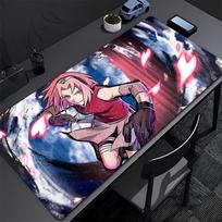 Mouse Pad Office Naruto Sakura Haruno Computer Speed Type Varpet Mat Esports Players Laptop Keyboard Pad Mousepad PC Desk Mat 30x80x0.2cm
