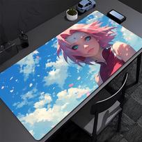 Mouse Pad Office Naruto Sakura Haruno Computer Speed Type Varpet Mat Esports Players Laptop Keyboard Pad Mousepad PC Desk Mat 30x80x0.3cm