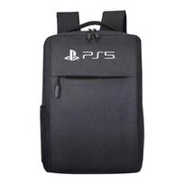 Stylish Shoulder Bag For Ps5/4 Game Console Accessories Scratchproof Shockproof Black gray