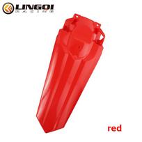 LYNNCHI Motorcycle T4 Rear Fender Mudguard Cover Plastic Tail Mud Guard Covers For KAYO T 4 Off Road Pit Dirt Bike Accessories raudona