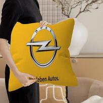 O-OPEL LOGO pagalvės užvalkalas sofos pagalvėlės užvalkalas namų kambario dekoracija vaikų dovana 18x18Inch