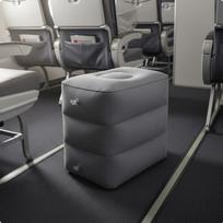 Pripučiama kojų atrama Pagalvė Lengva Reguliuojamas Aukštis Kojų Atrama Ergonomiška Nešiojama Kelioninė Dark Gray Regular 3-layer Adj gray