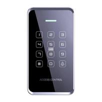 125Khz+13.56Mhz 1000Users NFC Access Control Keypad Waterproof Backlight Touch Screen RFID Proximity Card Password Unlock Reader gray