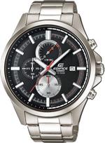 Casio Edifice Chronograph Black Analog Business Quartz Watch Shipping EFV-520D-1A Men's (International Available)