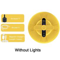 Outdoor Fishing Floating Fish Tank Air Pump USB Rechargeable Ultra Quiet Fishing Oxygen Pump Air Bubbler Aerator Indoor Outdoor yellow