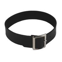 Retro Gothic Harajuku Buckle Collar Choker Necklace PU Leather Collar Necklace brown
