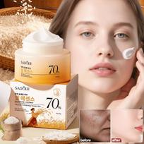 1/2pcs 70% Rice Essence Whitening Face Cream, Essence Anti Wrinkle Firming Cream, 50g, Containing Ni 50G / Rice beige