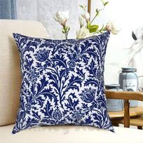 William Morris Dygliuotojo Usnio Damasko Mėlynos ir Baltos Spalvos Pagalvės Užvalkalas Spausdintas Namų Minkštas Mėtomasis Pagalvė William Morris Menas 50X50CM