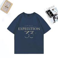 2025 Summer Expedition 33 Merch 100 Pure Cotton Printed Tshirt Fashion Couples Casual Unisex Short Sleeve Vintage Clothes Y2k 4XL gray