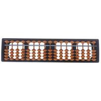 1Pc Kids 17 Digits Rods Standard Abacus Maths Calculating Tool Educational Toy black