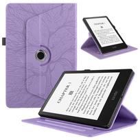 Amazon Kindle Paperwhite 7 12-osios 2026 m. odinis dėklas, besisukantis stovas Gyvybės medis Amazon kindle paperwhite 7 12th 2024 violetinė