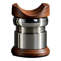 Garsiakalbio maitinimo laido atraminis stovas Stiprintuvas stalinėms HiFi ir namų garsiakalbių sistemoms su apvaliais laikikliais, plačiu pagrindu ir laido pakėlimu Height 42mm black