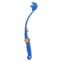 Dog Ball Launching for Outdoor Fetching, Folding Thrower for Dog with Long Handle Control for Walking, Training and Play 1 blue