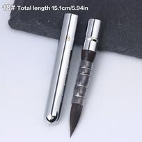 1Pcs Portable Short Holder Voyager French Artist Watercolor Paint Brush For Travel Art Creation Art Supplies A4 gray