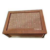 500/1000/2000/3000/5000/10000 eurų pinigų dėžutė Piggy Bank Medinė pinigų banko daugkartinė pinigų dėžutė su taupymo tikslo ir skaičių dėžutėmis