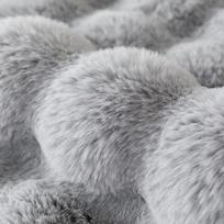 Bubble Plush Carpet Girl's Bedroom Bedside Mat Anti Slip Thick Fluffy Carpet Balcony Cushion Imitation Rabbit Hair Sofa Area Rug 60x90cm 23.6x35.4in gray