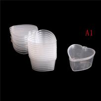 25/30ML 10 Pack Round Slime Foam Ball DIY Printing Craft Storage Containers Organizer Box with Lids Small Sundries Storage