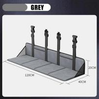 New Bed Car Head Guard SUV In Car Folding Of Rear Car Sleeping Mats Extension Board Trunk Sleeping Camping Mattress pilka spalva