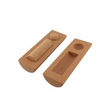 Cork Balancing Board Cork Balance Trainer with Bands for Feet Strengthening Stability Training brown