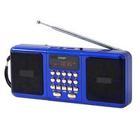 Nešiojamas stereofoninis FM radijas Belaidis garsiakalbis Įkraunamas akumuliatorius Palaiko TF kortelę USB Suderinamas su Bluetooth Garsiakalbis su FM imtuvu