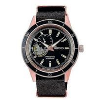 Seiko Presage Automatic Black Dial Men's Watch SSA426J1, Black, Modern