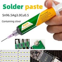 KEK Solder Paste Silver-containing 3% Sn96.5Ag3.0Cu0.5 Needle Tube Type Silver-containing Solder Melting Point 217 Mass Air Flow 3 KEK 217 35g