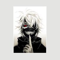 Klasikiniai anime Tokijo Ghoul plakatai Baltas popierius Anime plakatas Estetiniai spaudiniai Skaidrūs modernaus meno tapybos baras Namų dekoravimas Sienų dekoras 42x30cm