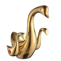 Chromas/Auksas/Juodas Aliejumi Šlifuotas Baseino Maišytuvas žalvarinis vonios maišytuvas dviejų rankenėlių Gulbės Praustuvo Maišytuvas Karšto ir Šalto Vandens Maišytuvas auksas