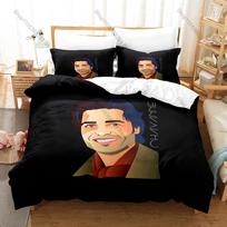 Vintage Chayanne Stage Concert Poster HD Print 3 Piece Bedding Set Microfiber Duvet Cover 2 Pillowcases Latin Music Lovers Gift 135x200cm