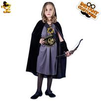 Halloween girl archer costume cosplay shooter cosplay party costume l/10-12 years old 140-152cm black