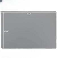 60x40cm Silikoninis stalo kilimėlis Neslystantis pjaustymo lentos kilimėlis Izoliuotas kilimėlis studentiško maisto kilimėliui Didelis stalčių kilimėlis 60*40cm pilka