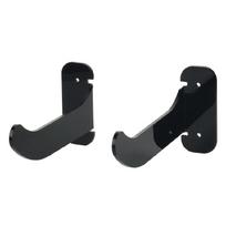 Yoga Mat Storage Rack Wall Hooks for Storage Foam Roller, Exercise Fitness-Bands black