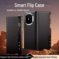 Huawei Mate X7 Folding Phone Leather Flip Case black