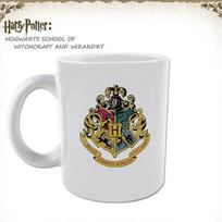 Kolekcininko dovana: Klasikinė keraminė puodelis kavai Harry Potter Hogwarts white