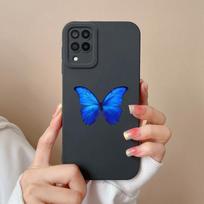 For Samsung A12 M12 F12 Case Creative Soft Liquid Silicone Camera Protection Phone Back Cover For Galaxy A12 A M F 12 Funda Capa Samsung Galaxy M12 black