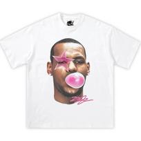 LEBRON BUBBLEGUM PINK Boxy Vintage Shirt Graphic T-shirt Oversized Streetwear Y2 S white