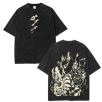 JoJo’s Bizarre Adventure Retro Style Illustration T-Shirt 140 black