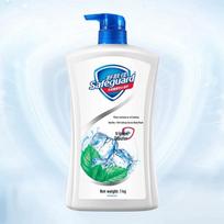 Safeguard Icy Mint Refreshing Body Wash white
