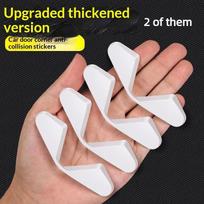 Universal Silicone Car Door Corner Protector Adjustable Invisible Anti-Collision Cover Stickers Auto Door Edge Guard white