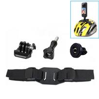 Vented Helmet Strap Mount for GoPro Hero 11 11 11 11 9 8 DJI Osmo Action 1 Pro 1 1 Insta161 X1 X1 Adjustable Bike Helmet Mount Cycling